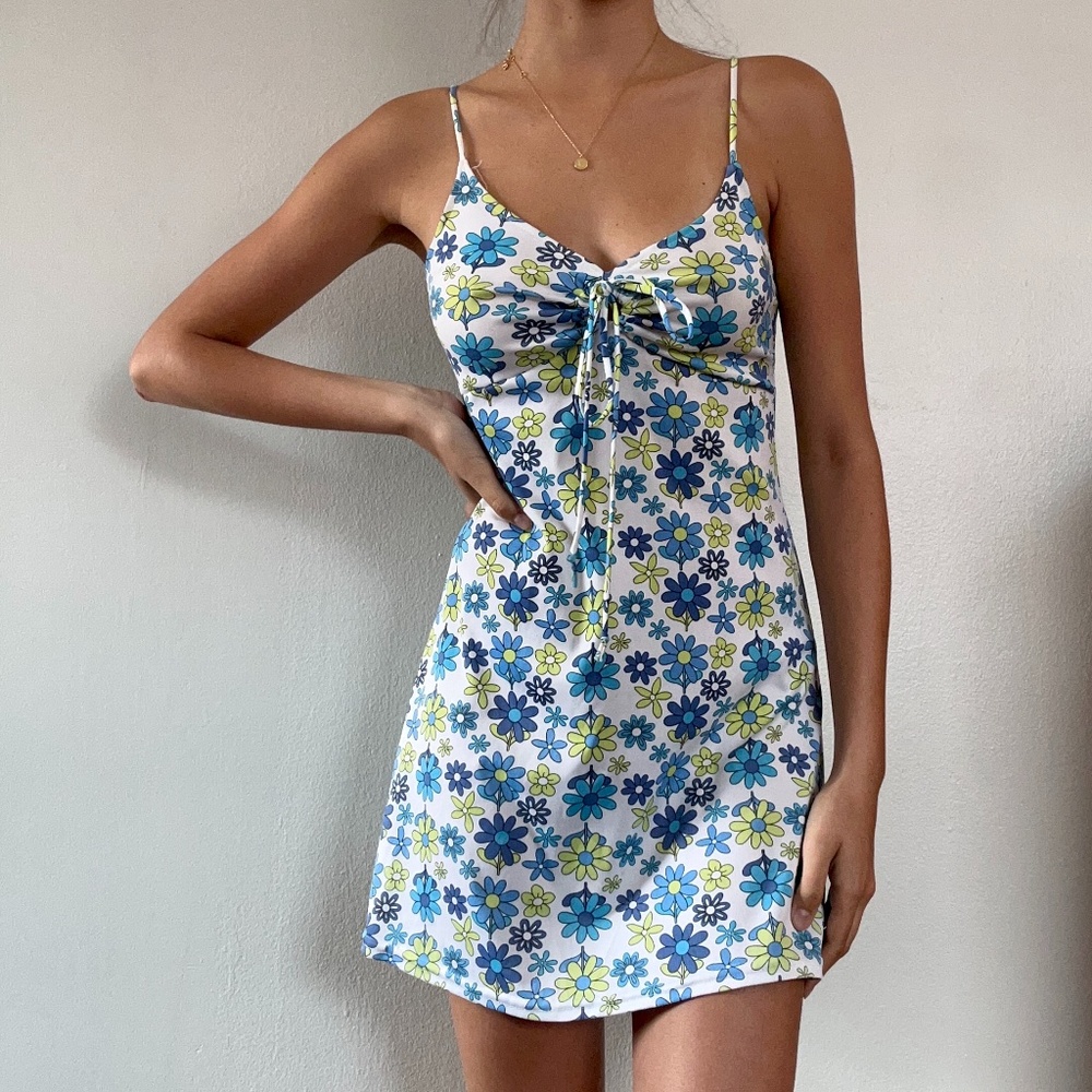 Vintage Summer Floral Dress